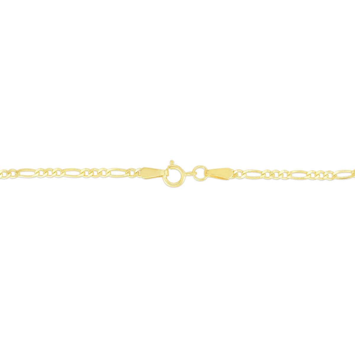 14K Yellow Gold Figaro Bracelet S32196