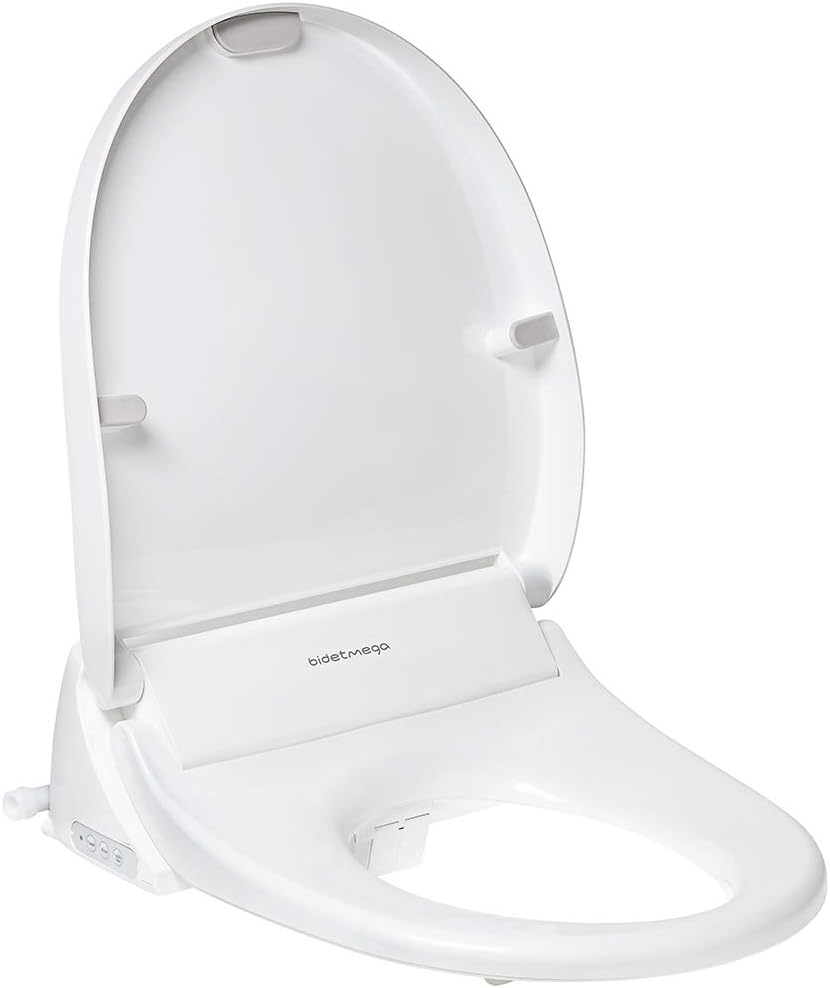 White Electronic Bidet Seat S615