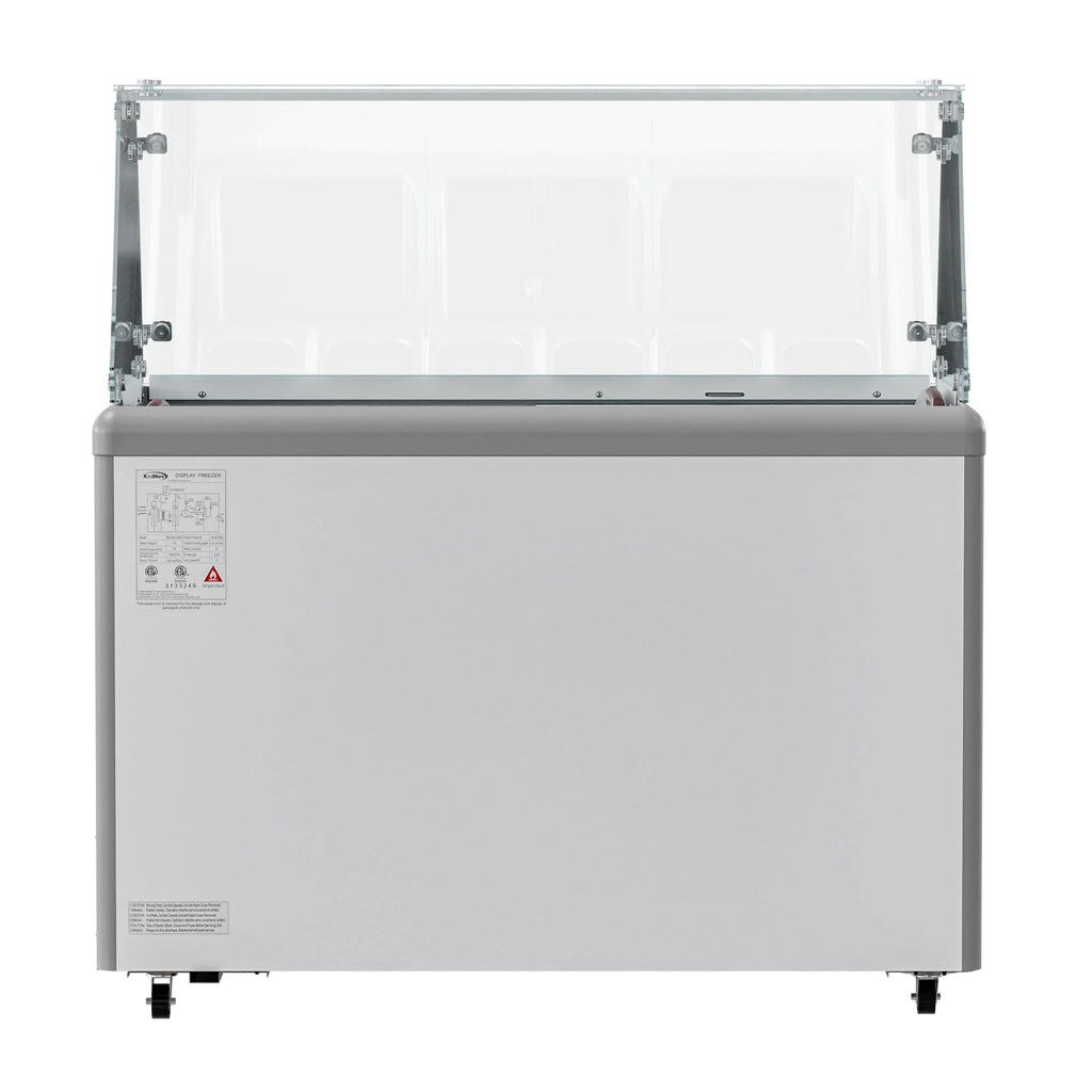 Gelato Dipping Cabinet Display Freezer with Sliding Glass Door and Sneeze Guard 13 cu. ft. I628468
