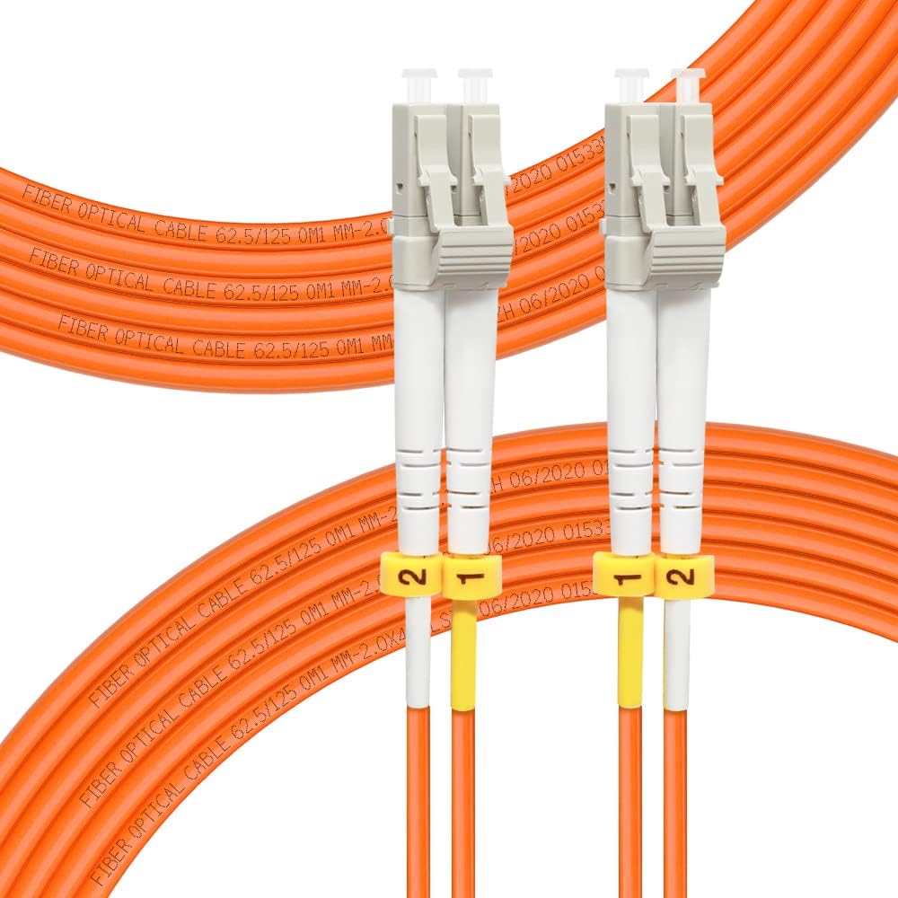 Fiber Patch Cable LC to LC OS2 Single Mode Duplex 9/125um LSZH 125Meter E2564