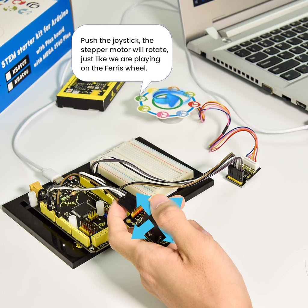 Starter Kit for Arduino MEGA Plus 2560 Board, Electronics Kit, Pack of 2 K223044