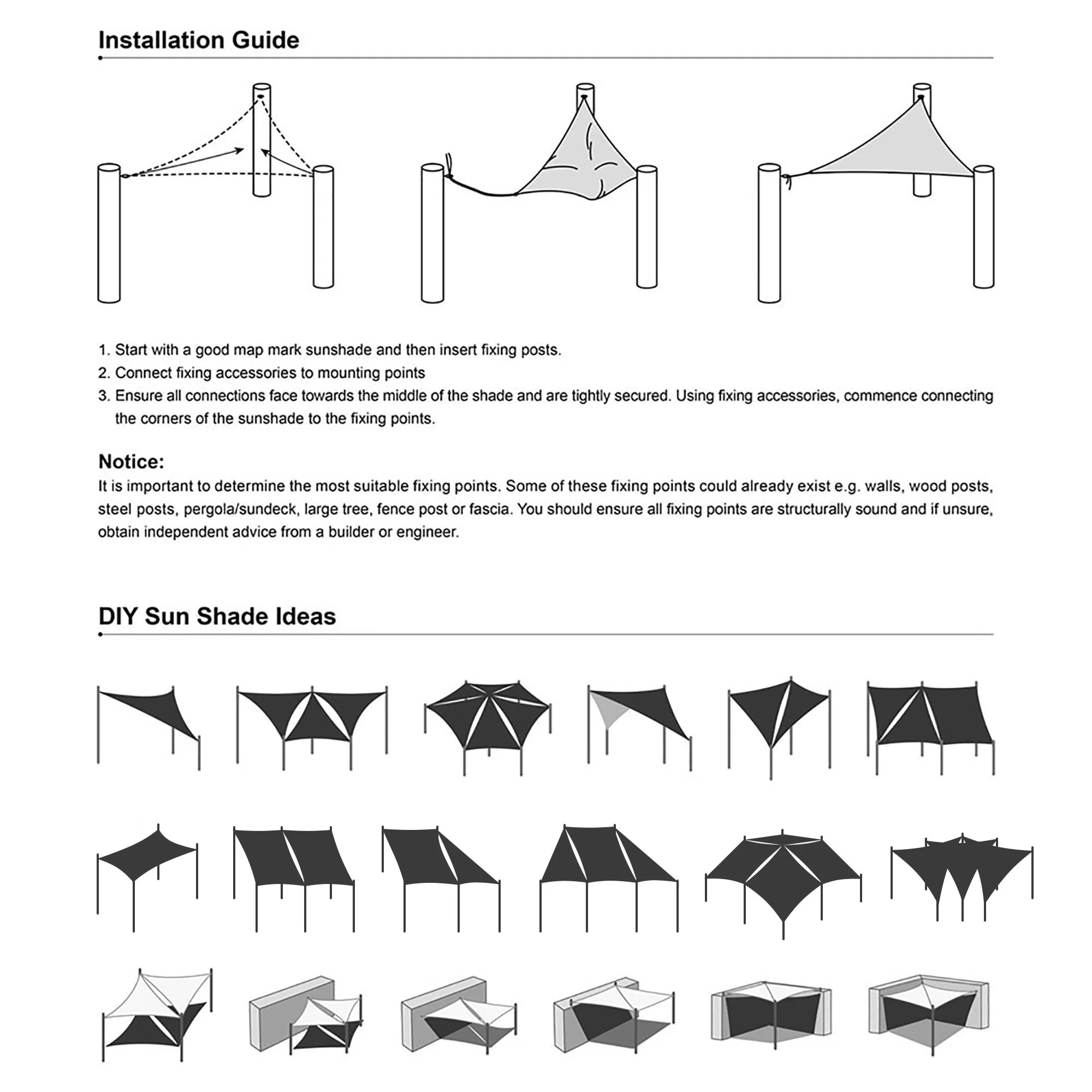 2 Pack 12x12 Ft 97% UV Block Square Sun Shade Sail HDPE Canopy D595285