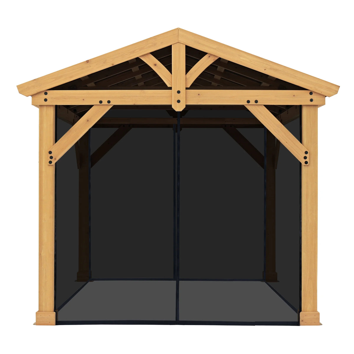 Black Mosquito Screen Mesh Kit for 10’ x 10’ Pavilion I941966