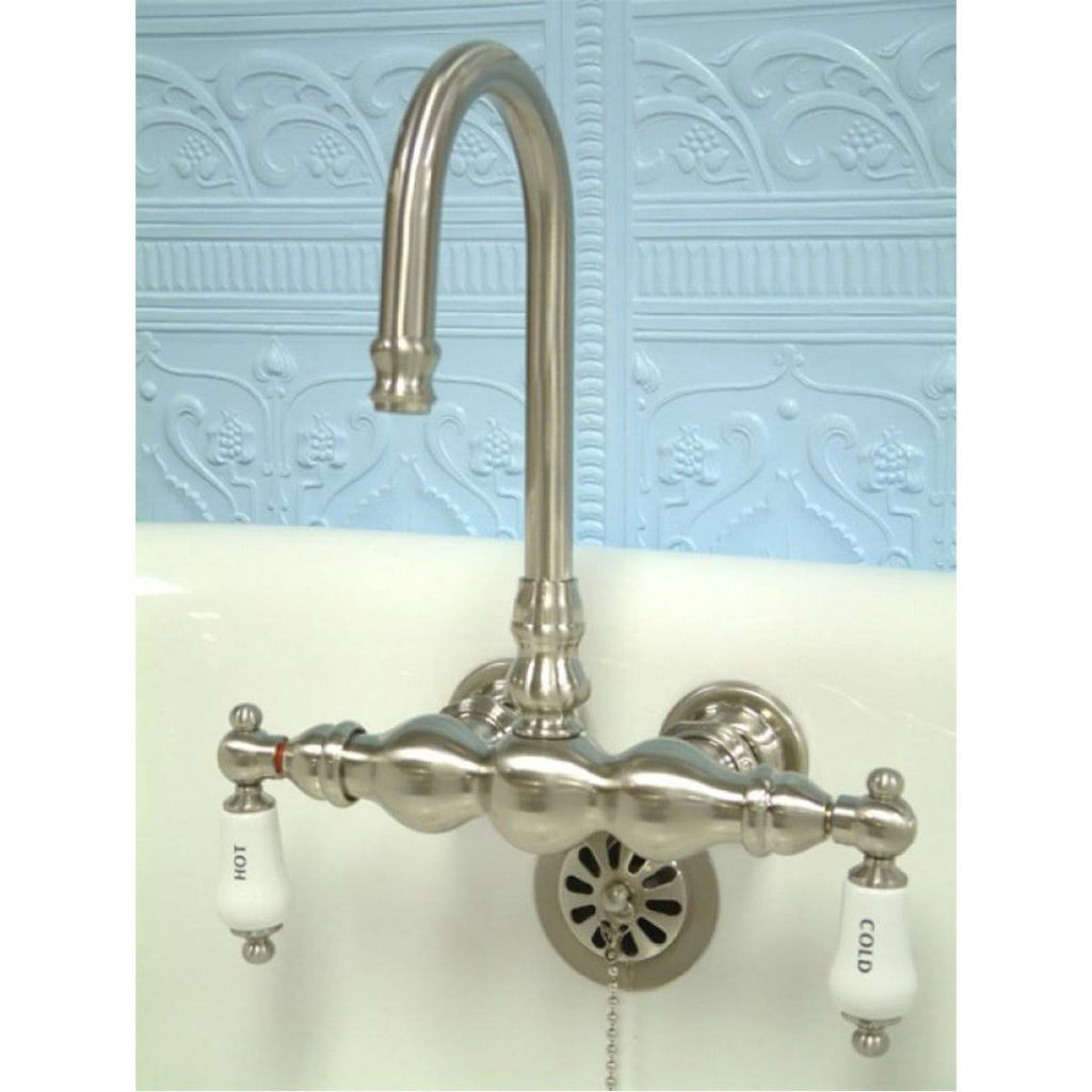 Vintage Wall Mount Clawfoot Tub Filler G5828