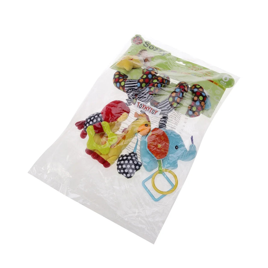 Infant Baby Activity Spiral Stroller Toy Plush Toy Q938173