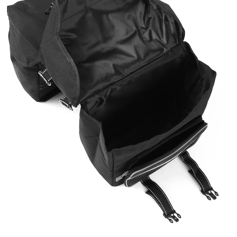 Polyester Bike Rear Seat Bag with Reflective Stripes Z864381
