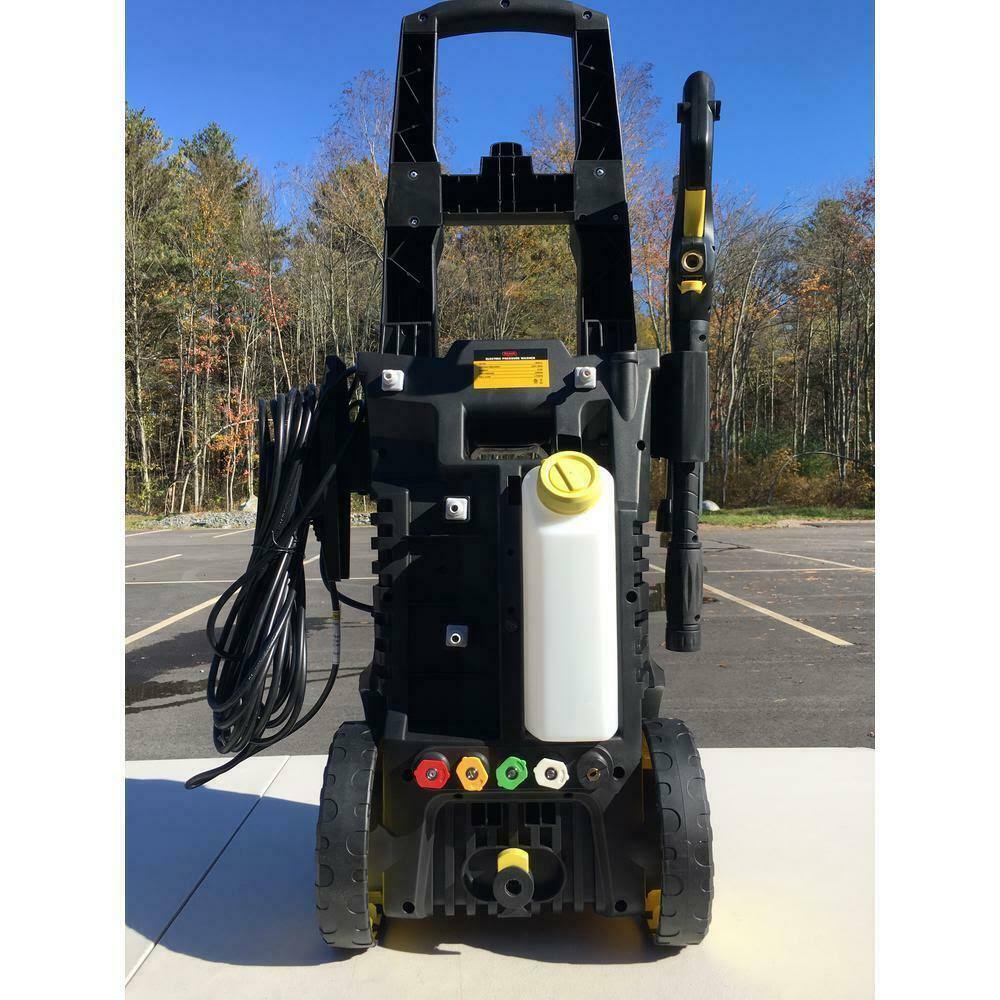 Yellow Black Electric Pressure Washer 2300 psi 1.75 GPM 14.5 Amp N2359