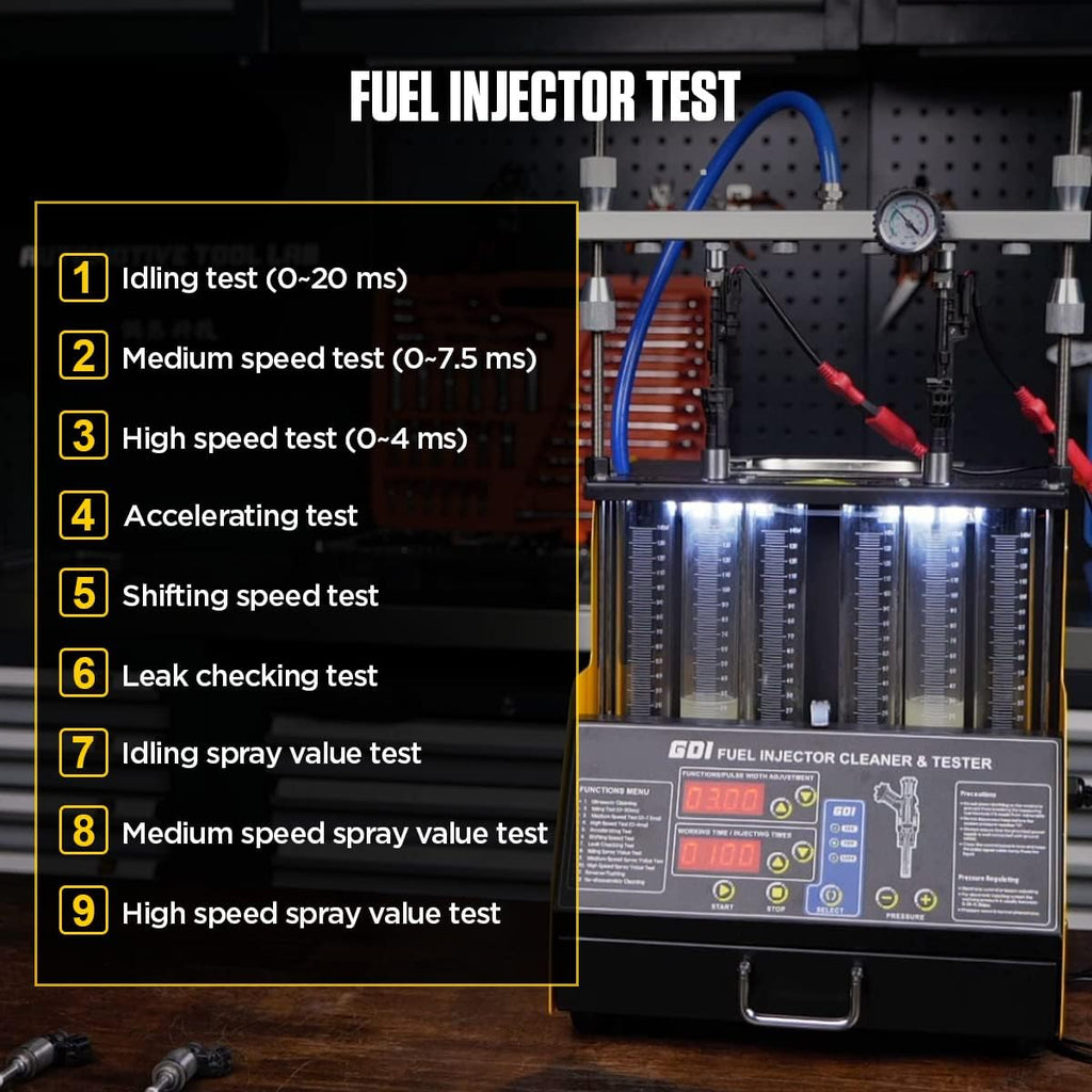 110V/220V Fuel Injector Cleaner & Tester E12229