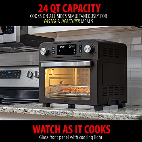 24 QT 1700 Watt Toaster Oven with Air Fryer W746822