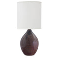 24 inch One Light Stoneware Table Lamp T678