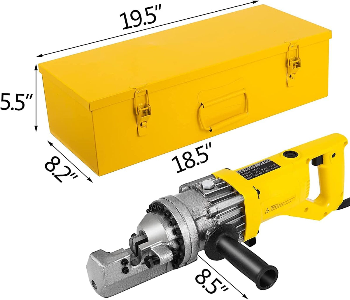 Electric Rebar Cutter, 5/8 Inch, 12 Pcs Jaw Blades, 900W D5938