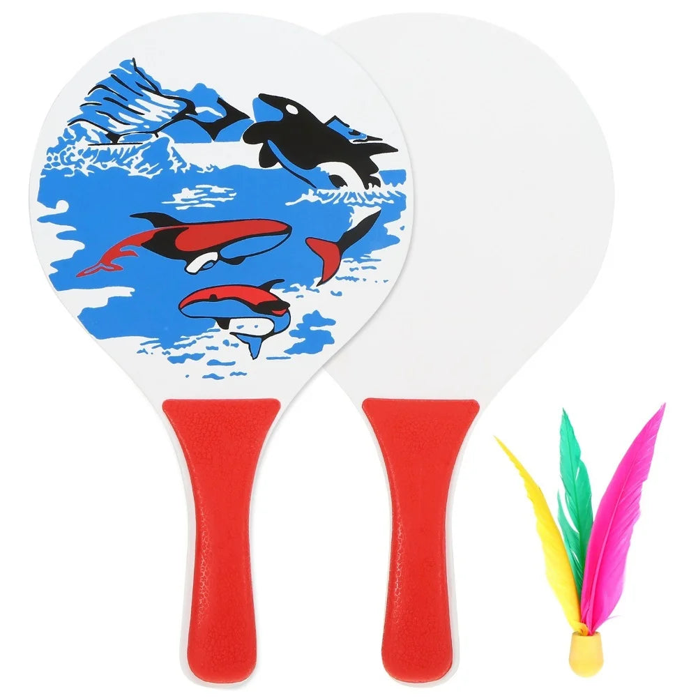 2Pcs Badminton Racket with Ball Random Color Sports Game Toy H26206