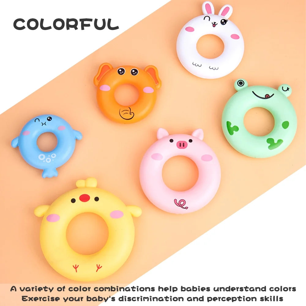 7 Pcs Soft Stacking Rings Toy A775