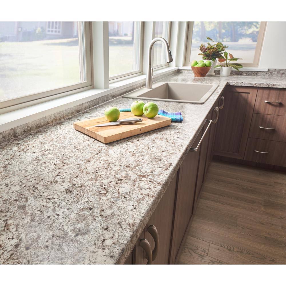 Brown Laminate Countertop with Backsplash K20040