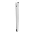 White Vinyl Fence Gate End Post J695671