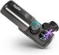 True Wireless Earbuds with Charging Case, IPX5 Waterproof Bluetooth 5.0, 12H Playtime, Black, Pack of 2 Z83236