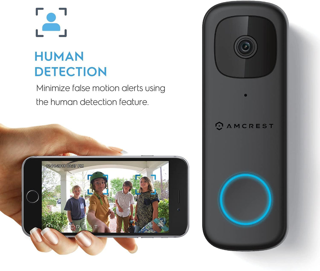 4MP Wireless WiFi Video Doorbell Camera with 2-Way Audio C262