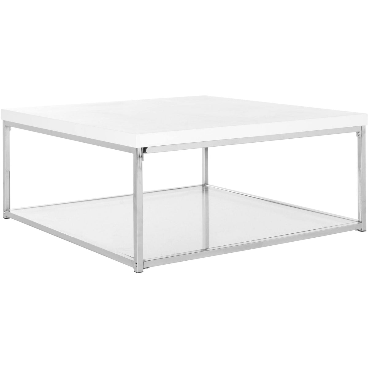 White/Chrome Coffee Table P7175