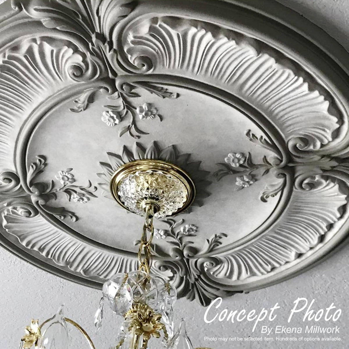 20 1/2x22OD x 1 7/8x22P Ceiling Medallion K196