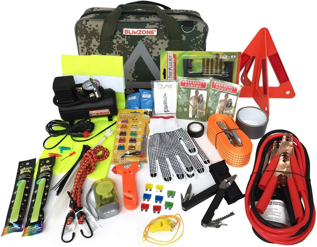 Camo 81 Pc Auto Emergency Car Kit D968