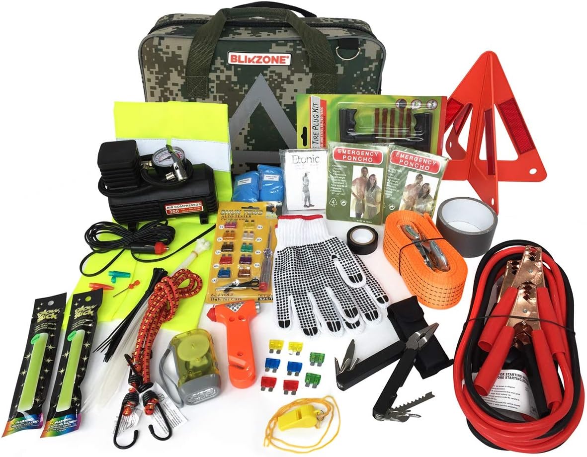 Camo 81 Pc Auto Emergency Car Kit D968