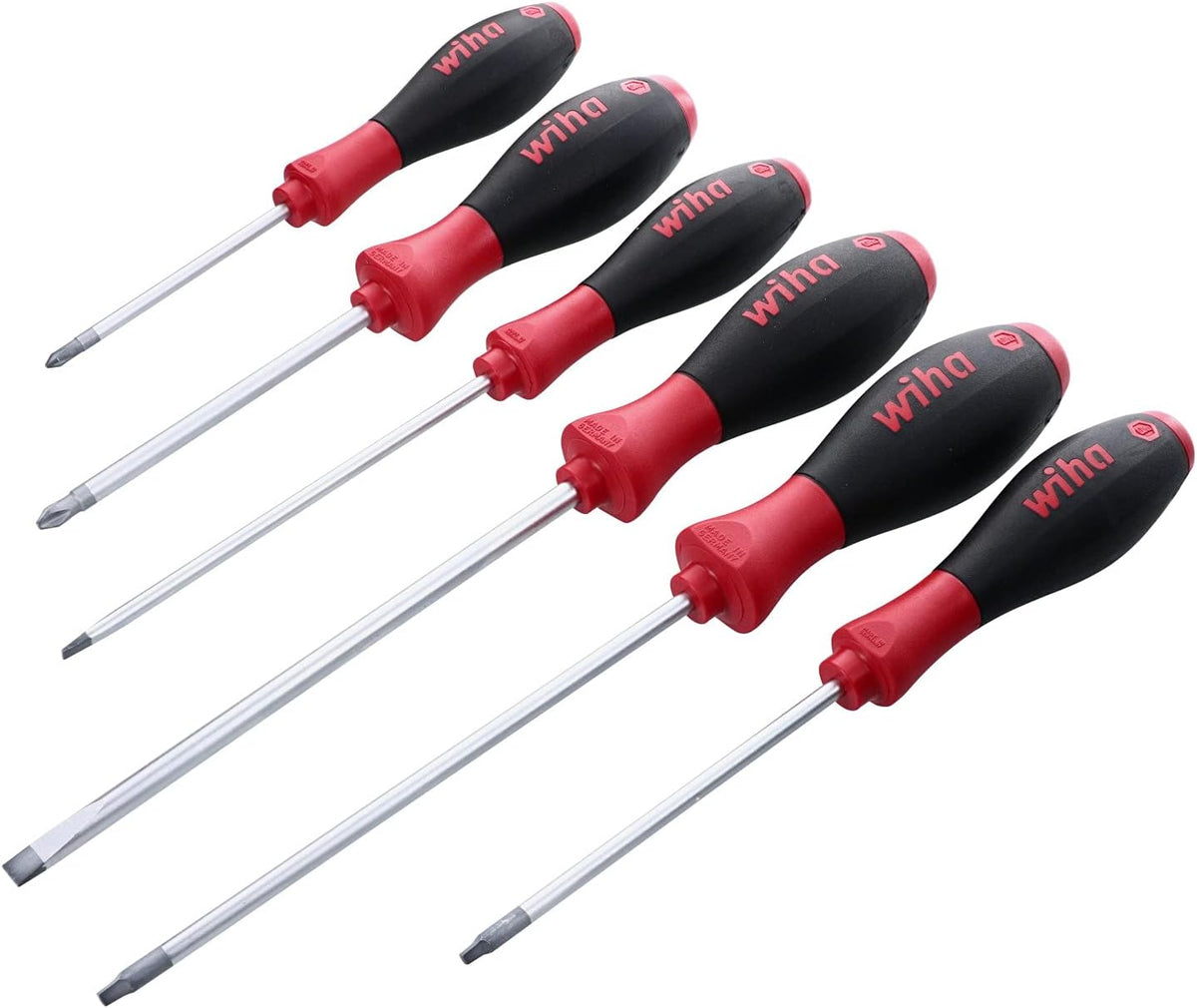 12-Piece Slotted and Phillips Screwdriver Set with Soft Finish Handles T174
