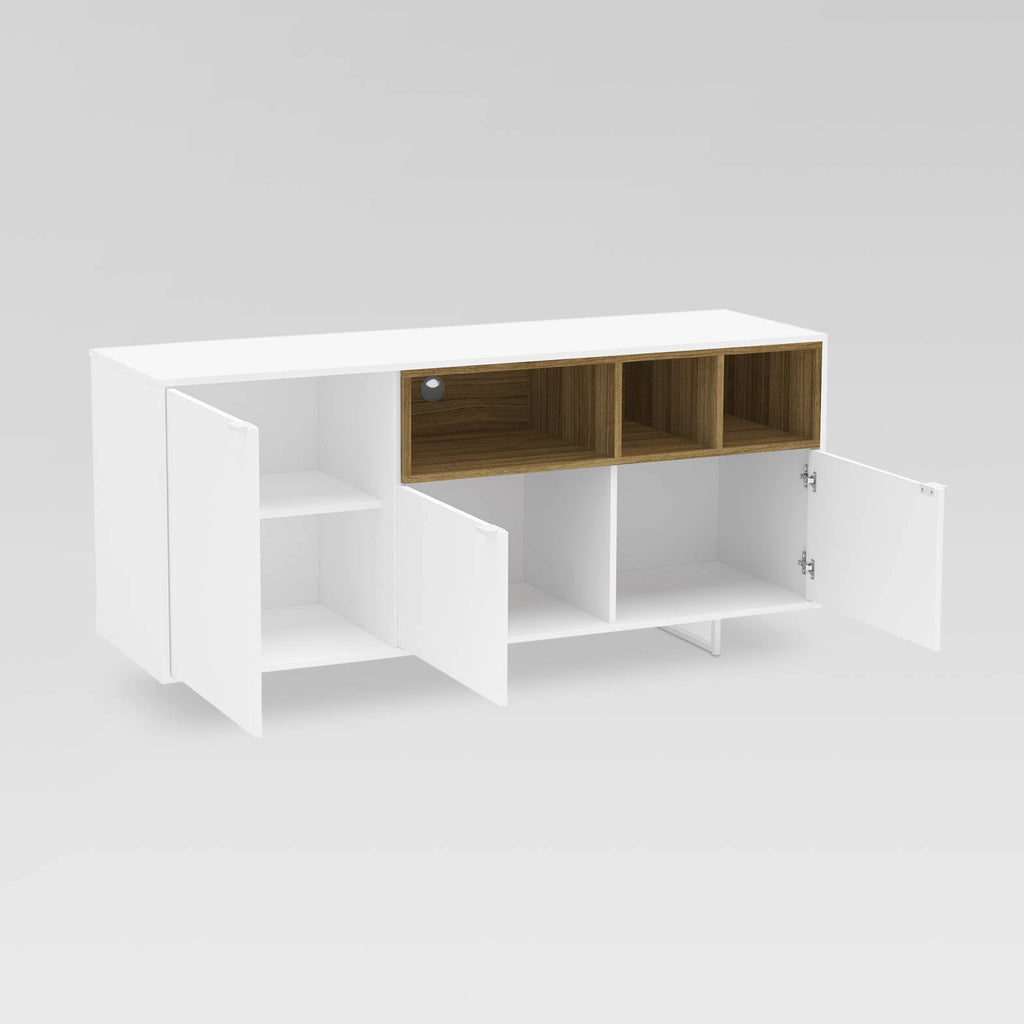 White Walnut TV Stand G200870