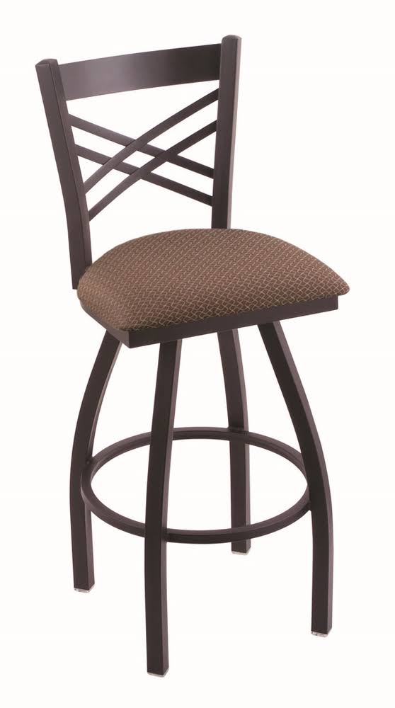 Black Wrinkle Finish Counter Stool with 360 Swivel T436924