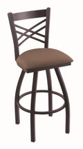 Black Wrinkle Finish Counter Stool with 360 Swivel T436924