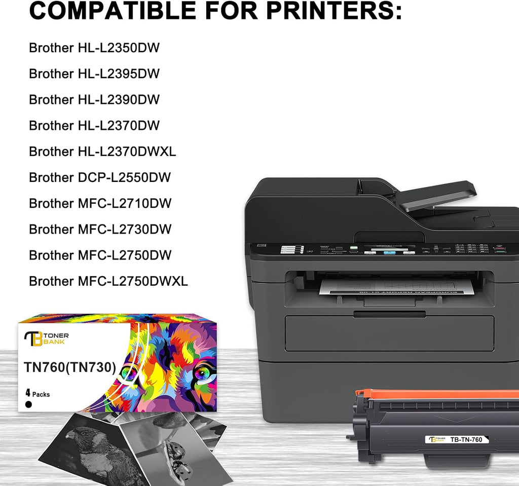 Black 4-Pack Compatible Toner Cartridge Q101407