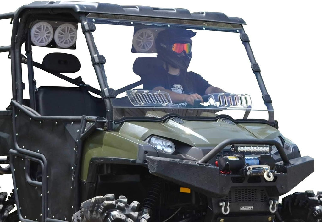 Vented Full Windshield for Polaris Ranger Full-Size 570 / Crew, 1/4 Thick Polycarbonate A513259