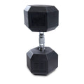 75 lbs Rubber Coated Hex Dumbbell V850901