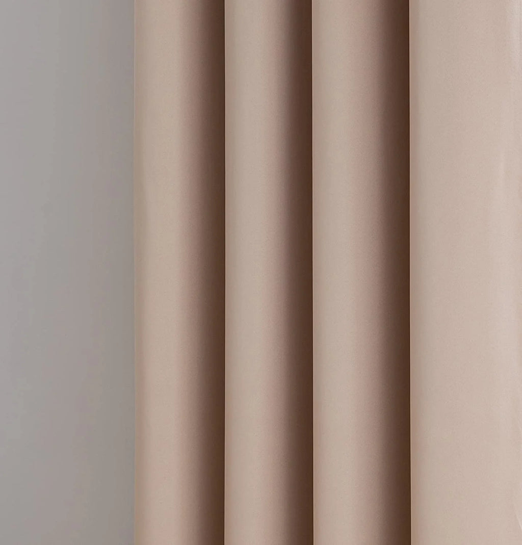 Taupe Thermal Insulated Blackout Curtain 102" x 84" K986
