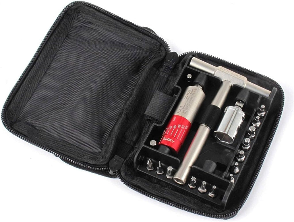 15-65 Inch Lbs All-in-One Torque Driver Kit with Locking Ratcheting Wrench X932