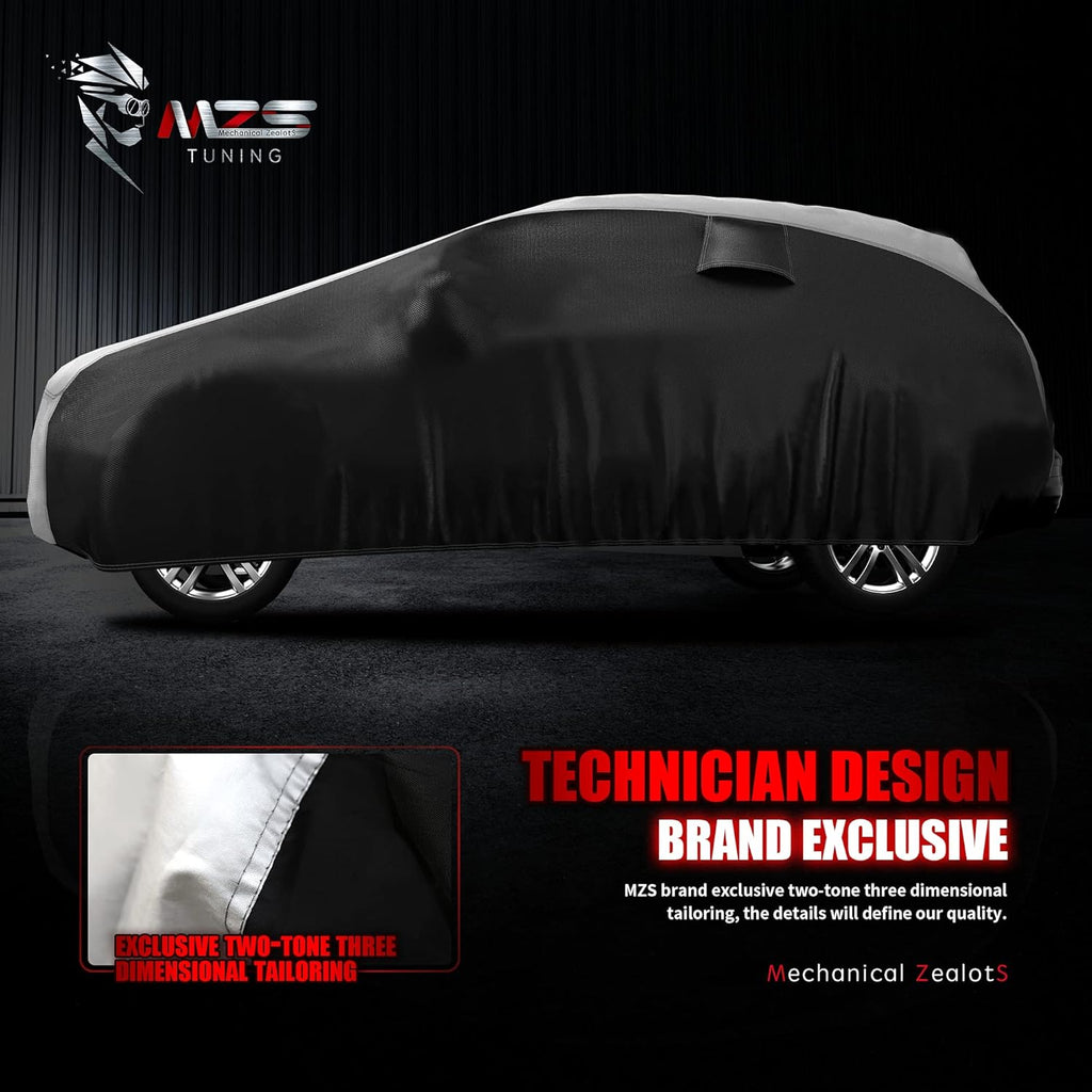 SUV Car Cover Waterproof Universal Two Tone Full Exterior S554521