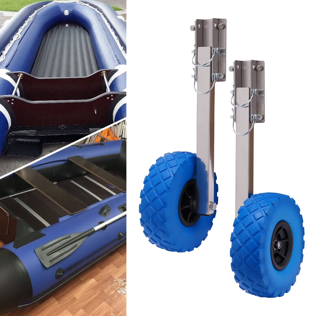 10'' X 3'' Inflatable Boat Transom Wheels P54028