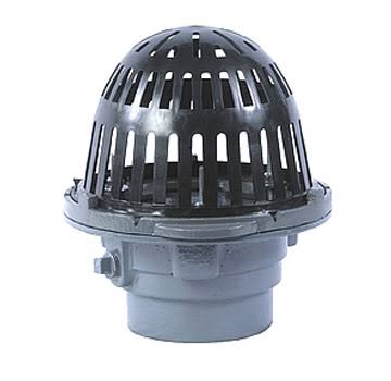 Cast Iron Roof Drain with Plastic Dome J2735