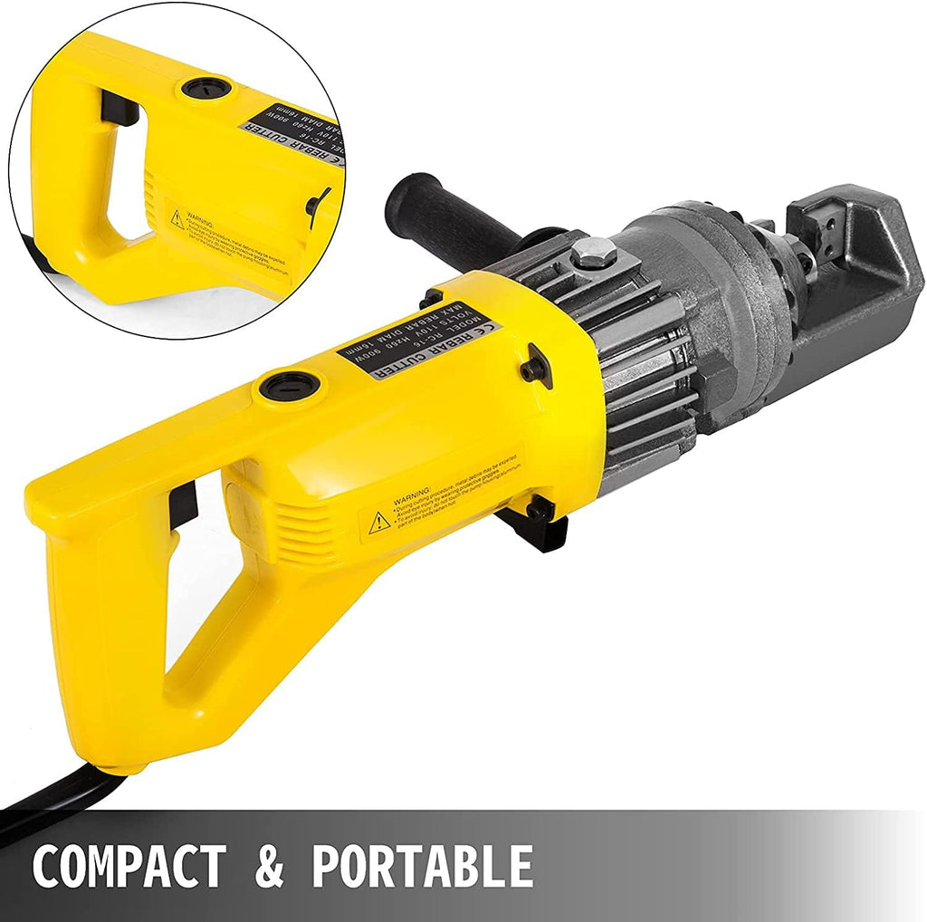 Electric Rebar Cutter, 5/8 Inch, 12 Pcs Jaw Blades, 900W D5938