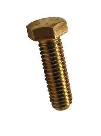 M10 x 45mm Hex Cap Screw Metric Class 10.9 Zinc Yellow Plated Steel 100 pcs W603