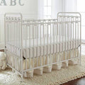 Alabaster White 3-in-1 Convertible Portable Crib Z538068