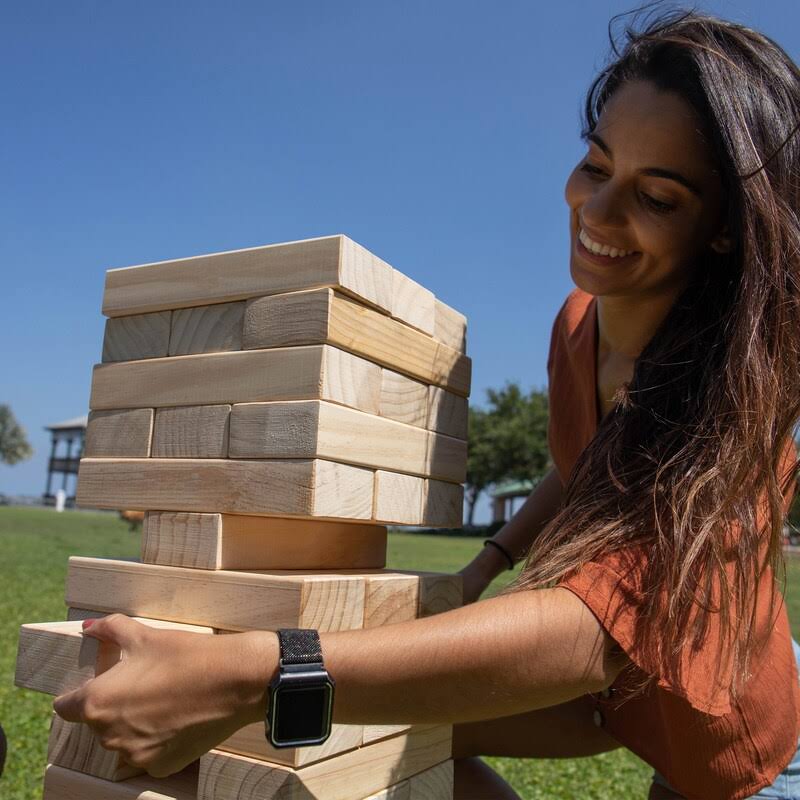 Giant Wooden Tumble Tower Game V43739
