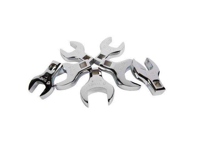 7-Piece 1/2 in. Drive SAE Crowfoot Wrench Set D509