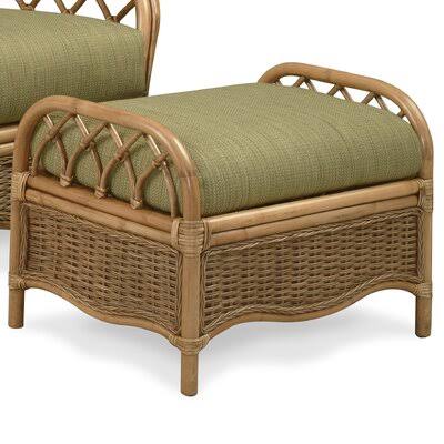 Tan and Beige Rectangle Ottoman S78873