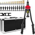 16 Rivet Nut Tool Set with 115Pcs Assorted Rivet Nuts and aluminum Carrying Case H18237