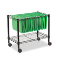 Single-Tier Rolling File Cart with Storage E290468