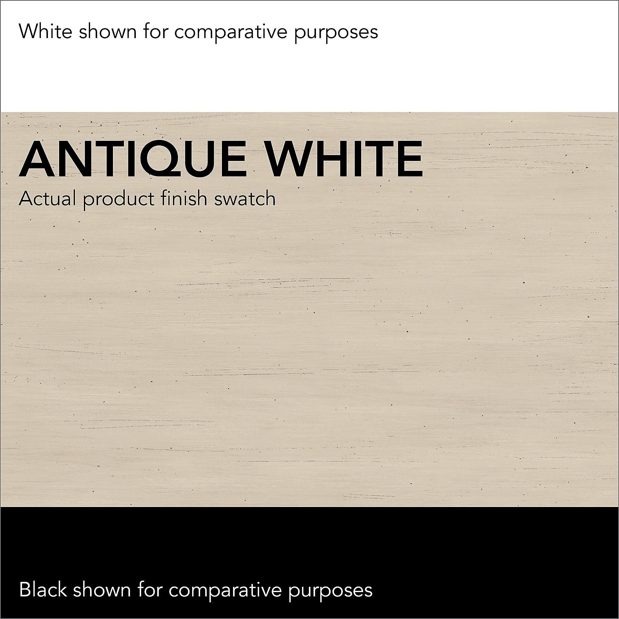 Pure White and Shiplap Gray Small Computer Desk with Hutch G6396