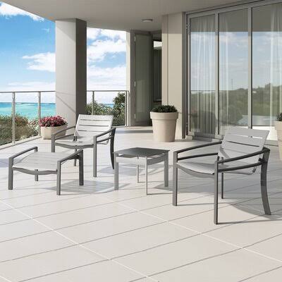 Aluminum Slat Patio Dining Chair P10298