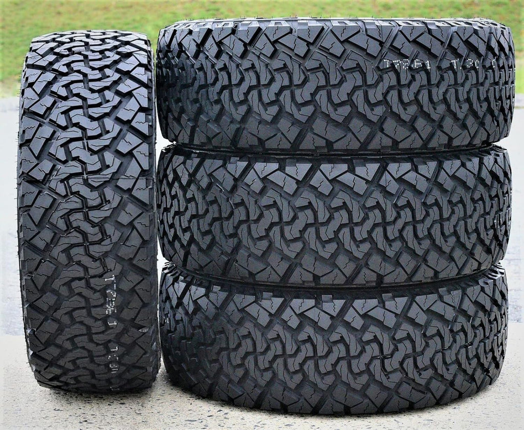 Set of 4 All-Terrain Mud Light Truck Radial Tires 35X12.50R17LT Load Range E 10-Ply BSW U4836
