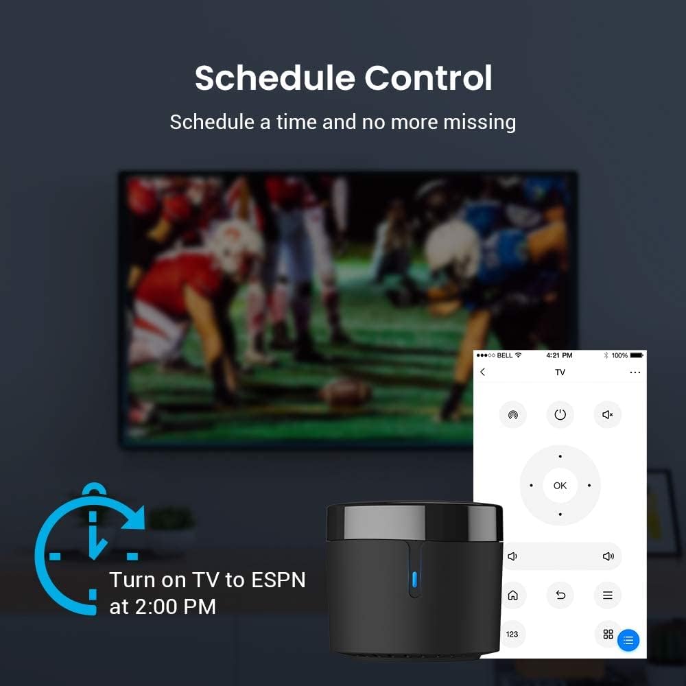 Smart Remote Hub with WiFi IR Blaster B911