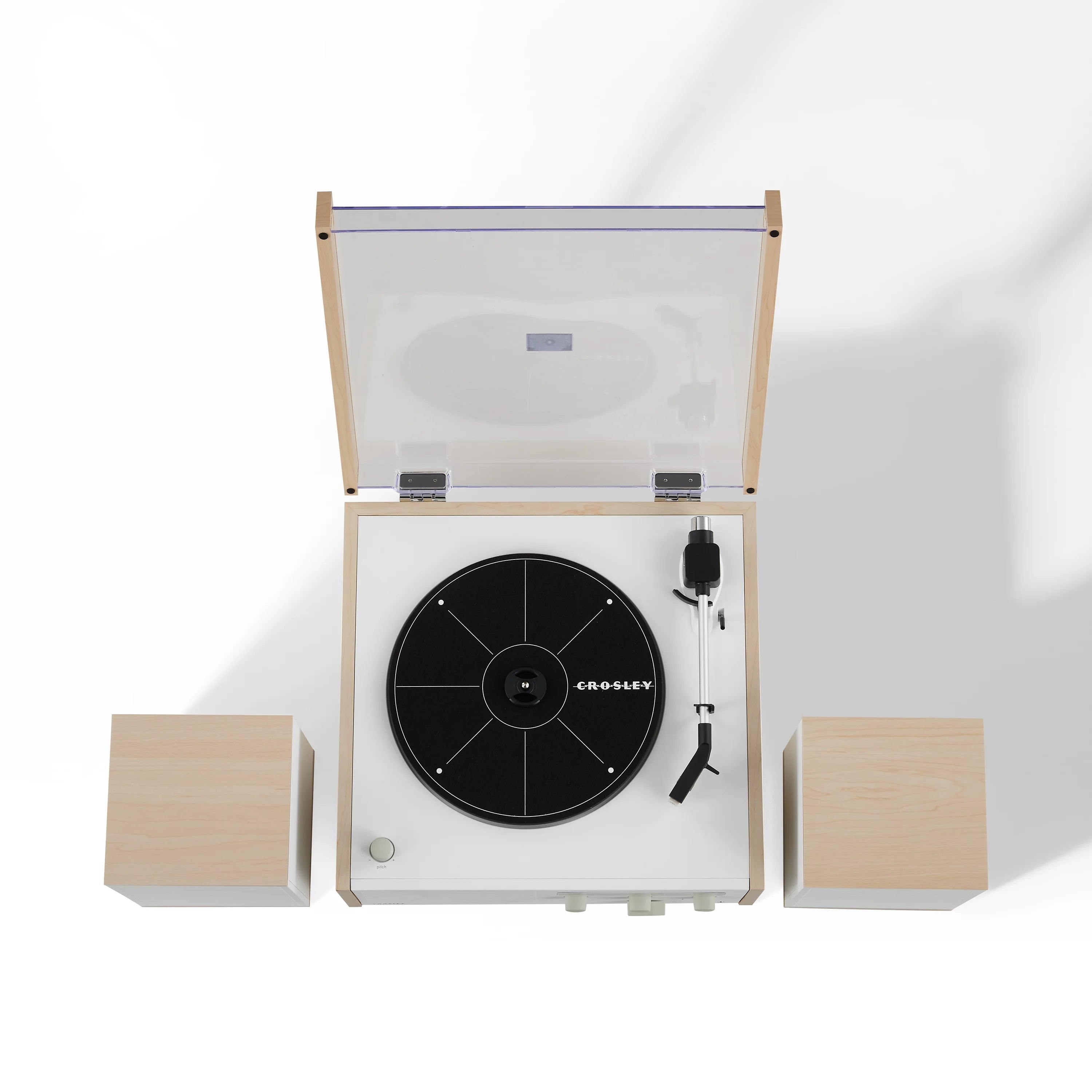 Vinyl Record Player with Speakers and Bluetooth Turntable N740